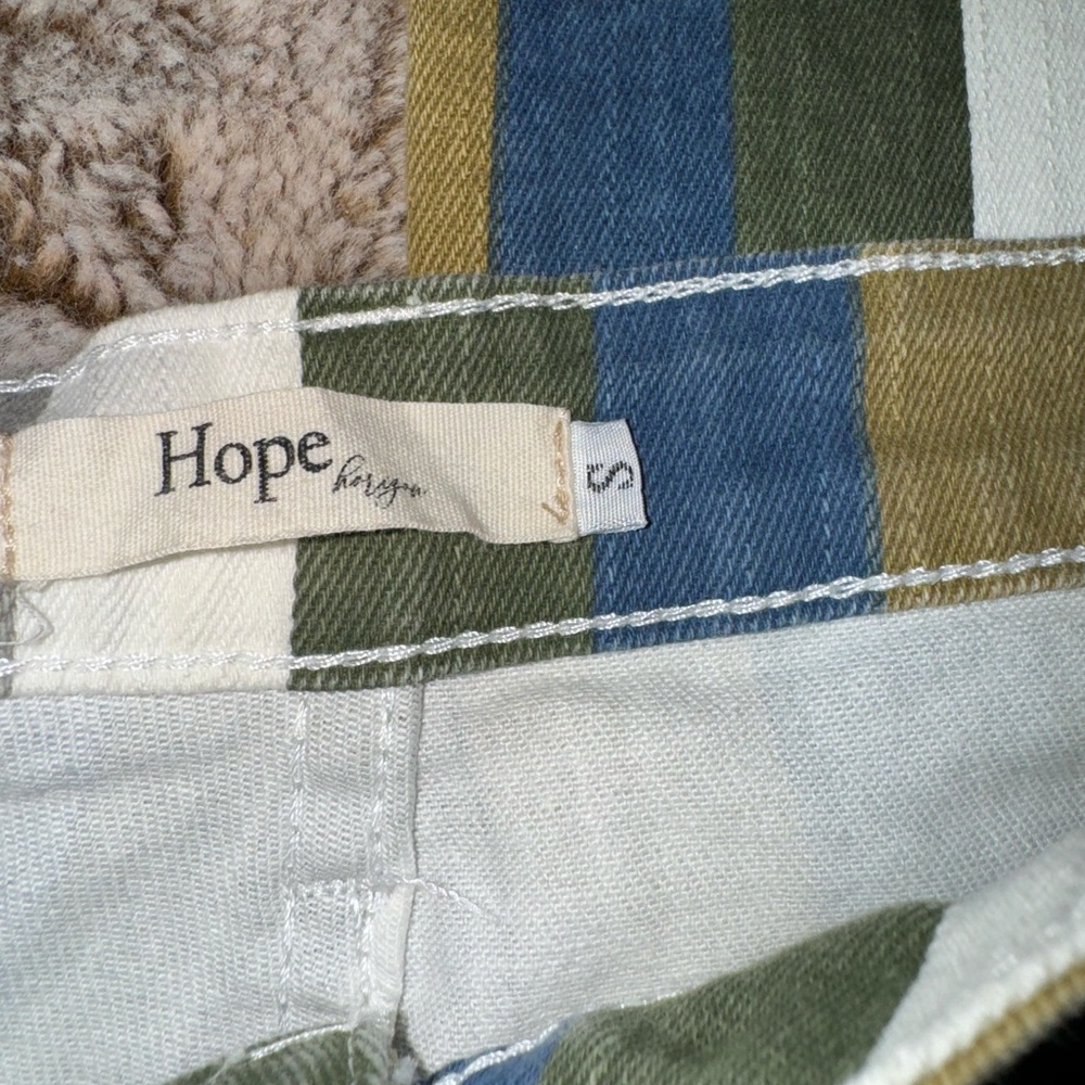 Hope's Multicolor Striped Flare Jeans - Picture 2 of 10